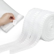 2 Rolls Hem Tape for Pants Iron-on Instant Hem Tape, Permanent No Sew Hemming Tape, Washable Hem Adhesive Tape, Black Iron on Pants Shortening Tape, Hem Fabric TapeTotal 65.6ft, White