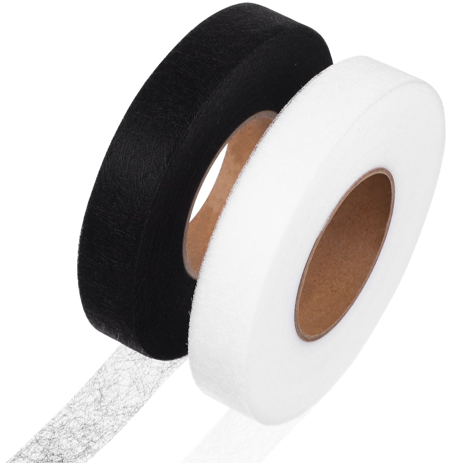 2 Rolls Insert Adhesive Lining Draperies Fabric Tape No Sew Tape Double