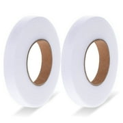 2 Rolls Iron on Hemming Tape, Stitch Witchery Hemming Tape Fabric Fusing Hemming Tape Adhesive for Pants Curtain Clothes Curtains Crafting Projects 140 Yards x 1 inch, White