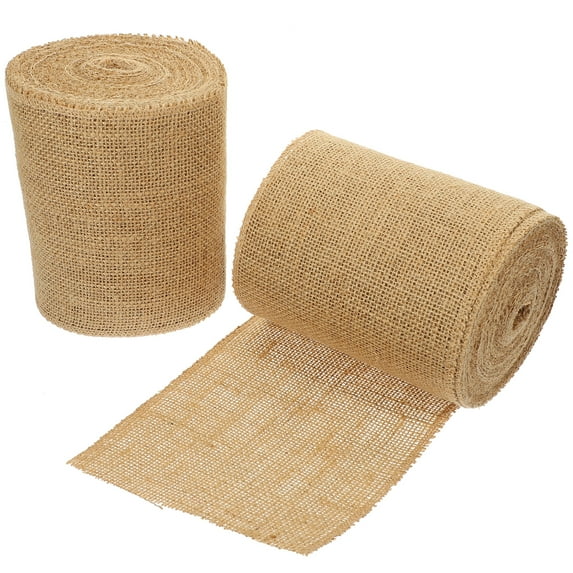 ADDHAT Tree Wrapping Cloth Jute Khaki 2 Rolls 11.8 X 5.9 X 0.04in For Trees And Plants Garden Use