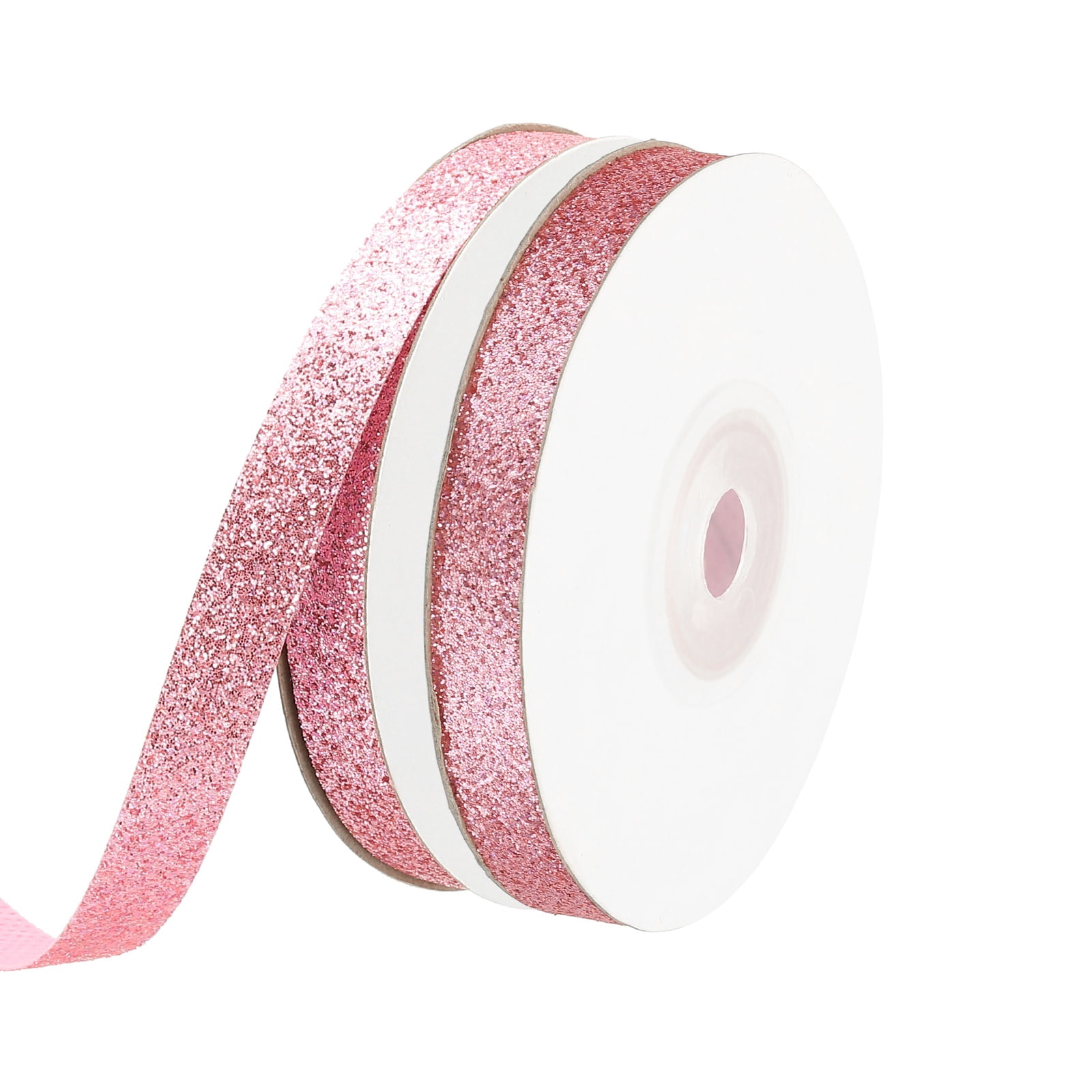 Spikly Ribbons 2 Rolls Metallic Glitter Ribbon Roll, 3/8 Inch x 10 Yards Sparkly ...