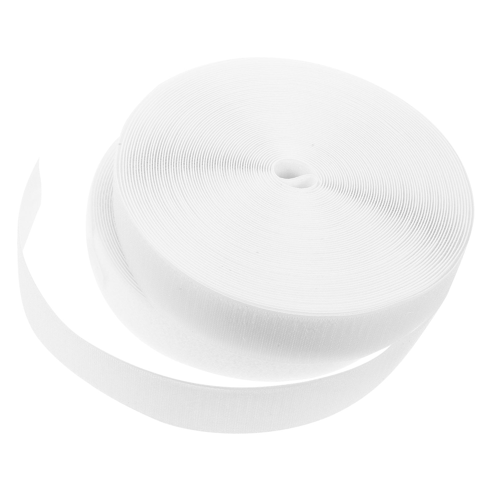 2 Rolls Nylon Strip Practical Hook and Loop Fabric Tape for Clothes