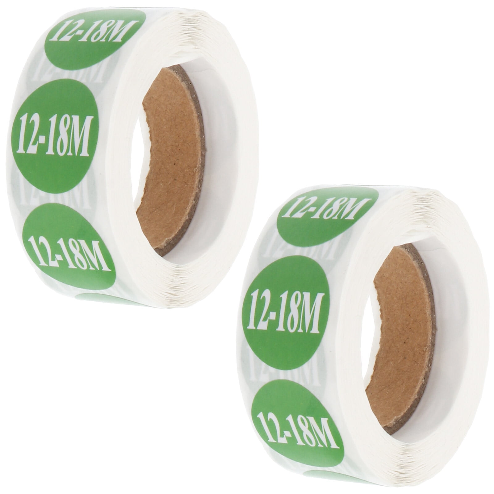 2 Rolls Paper Month Size Stickers Clothing Garment Shoes Size Sticker