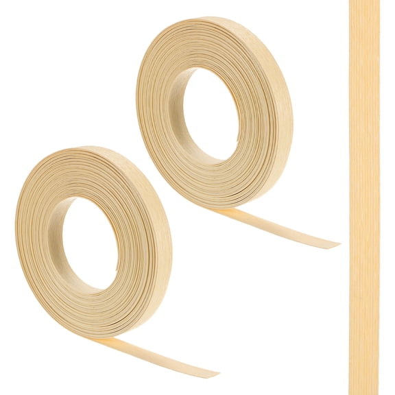 2-Rolls Paper Weaving Cane, 11 Yards x 0.6 Inch 12-Ply Paper Rattan Weaving Cane Material [Beige]