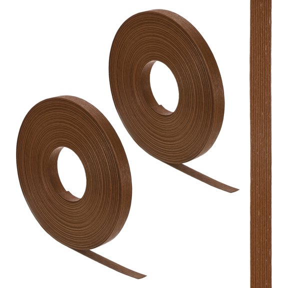 2-Rolls Paper Weaving Cane, 21.9 Yards x 0.6 Inch 12-Ply Paper Rattan Weaving Cane Material [Coffee]