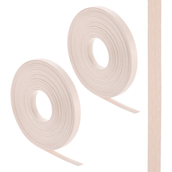 2-Rolls Paper Weaving Cane, 21.9 Yards x 0.6 Inch 12-Ply Paper Rattan Weaving Cane Material [Light Pink]