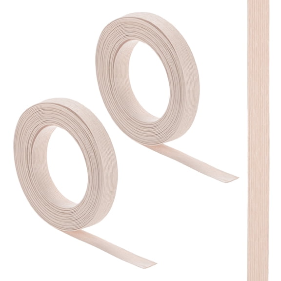 2-Rolls Paper Weaving Cane, 5.5 Yards x 0.6 Inch 12-Ply Paper Rattan Weaving Cane Material [Light Pink]