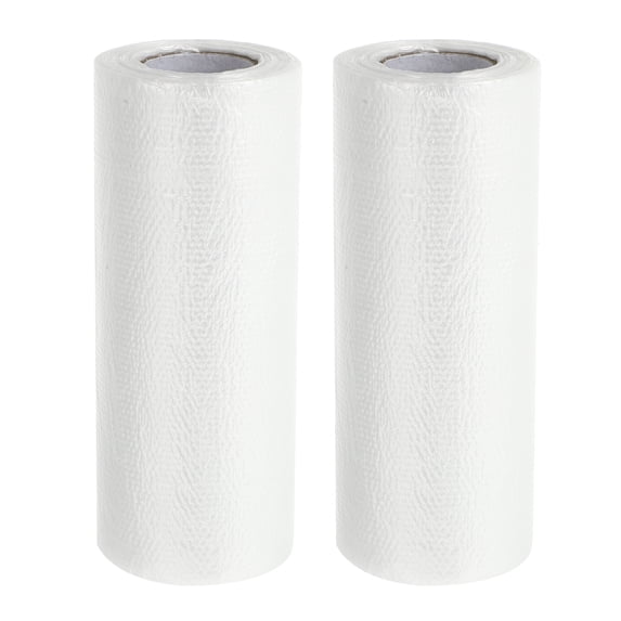 2 Rolls Disposable Plastic Drop Sheets for Furniture Protection