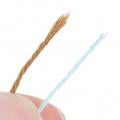 2 Rolls Pure Cotton Yarn Tensile Resistant 8/4 Warp Thread for Knitting Tatting Carpet Tapestry