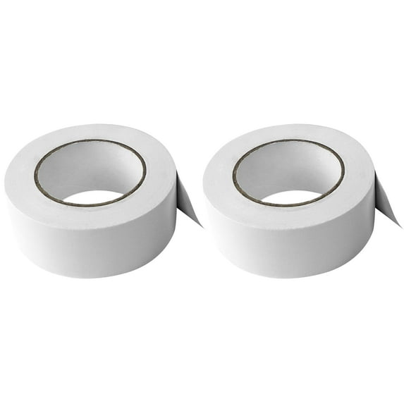 (2) Rolls Rockville Pro Audio/Stage Wire ROCK GAFF White Gaffers Tape 2"x100 Ft