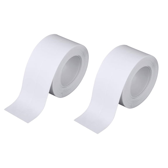 2 Rolls Stick On Waterproof PVC Tape Cabinet Sealing for Cabinet Drawer Sheet
