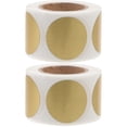 thumbnail image 1 of 2 Rolls Sticker Packaging Scratch off Stickers 2.50X2.50X0.01CM Golden, 1 of 8