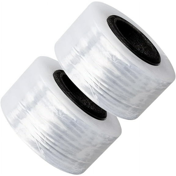 2 Rolls Stretch Wrap Film 3cmx400m Shrink Wrap Stretch Film Durable Plastic Shrink Film Shrink Wrap Roll Stretch Wrap Roll for Moving Stretch Wrap Transparent Cosmetics Travel Packaging Clear
