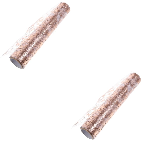 2 Rolls Table Runner Covered Flower Mesh Home Decor Wedding Creative Dinner Party Ornament Cloth