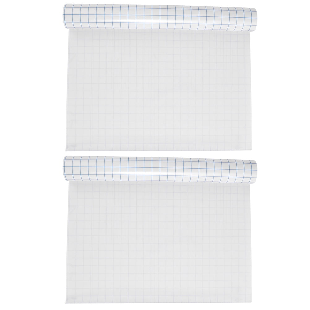 2 Rolls Vinyl Transfer Decal Lettering Membrane Clear Duct Tape Window