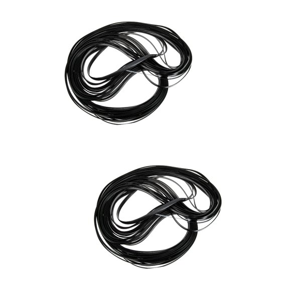 2 Rolls Wicker Repair Kit DIY Rattan Material Table Black