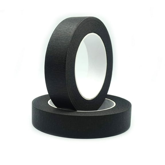 2 Rolls Wide Masking Tape 1 inch X 55 Yards, General Purpose Beige White Painters Tape for Painting Labeling Crafts School Projects Home Office