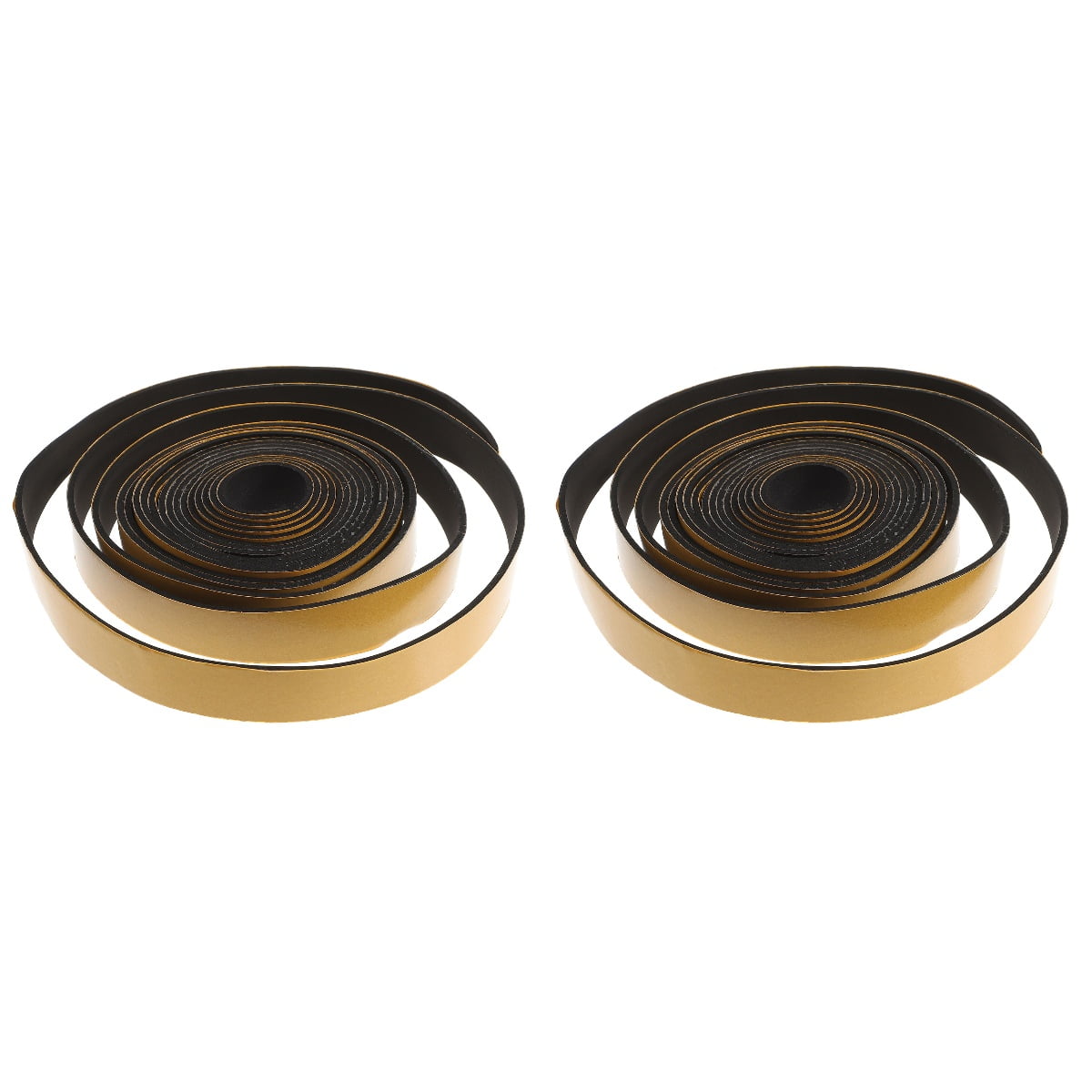 CIMAXIC 2 Rolls Black Window Seal Foam Insulation Collision Proof Weatherproofing