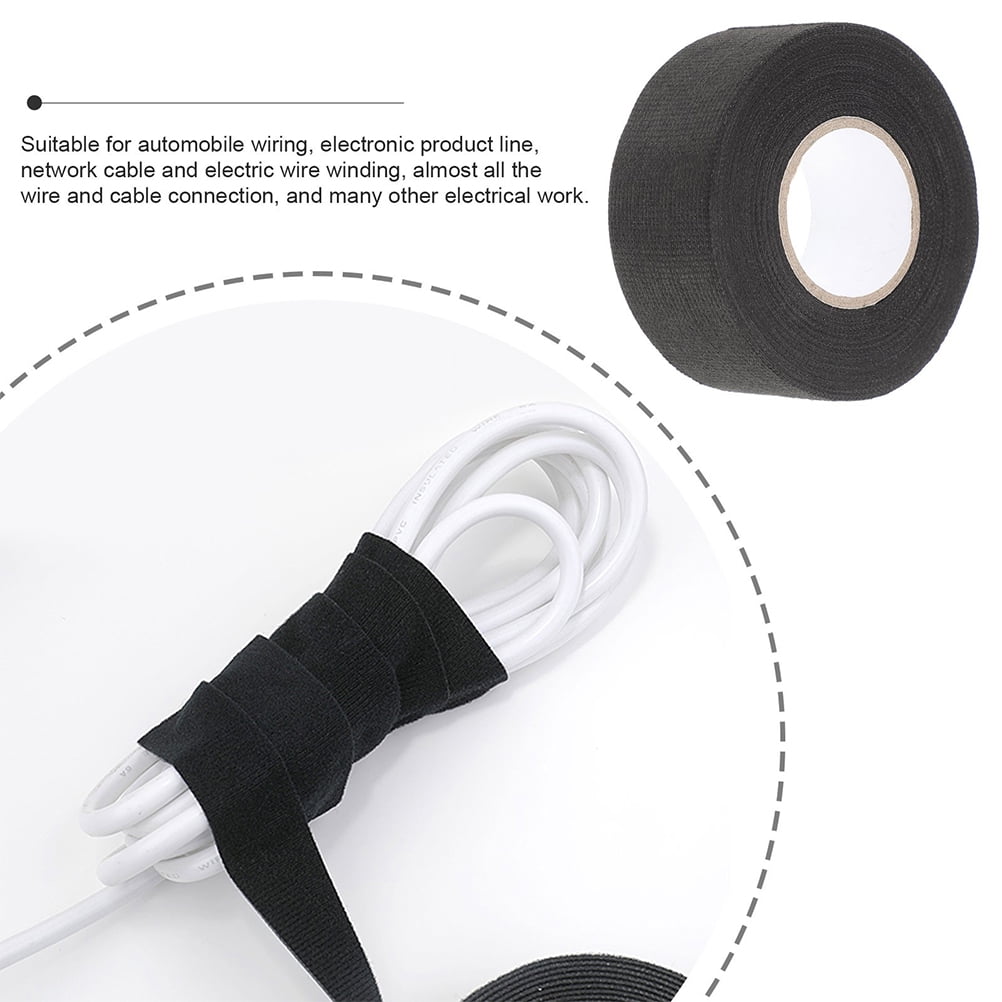 2 Rolls Wire Harness Tape 15m Electrical Tape Wiring Harness Cloth Tape