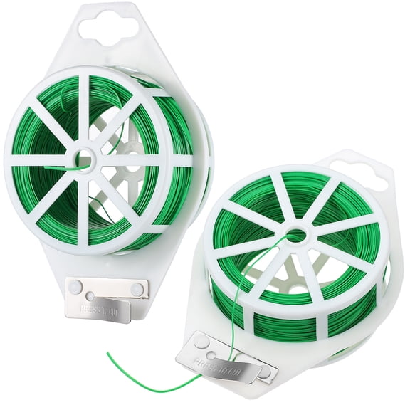 2 Rolls Zhasi Tree Tie with Cutter Plant Garden Twine Support Ties Cable Climbing Plants