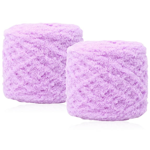 2 Rolls of Coral Fleece Yarn Colorful Coral Velvet Yarn for Crochet and Knitting Projects Perfect for Blankets and Scarves Type 22