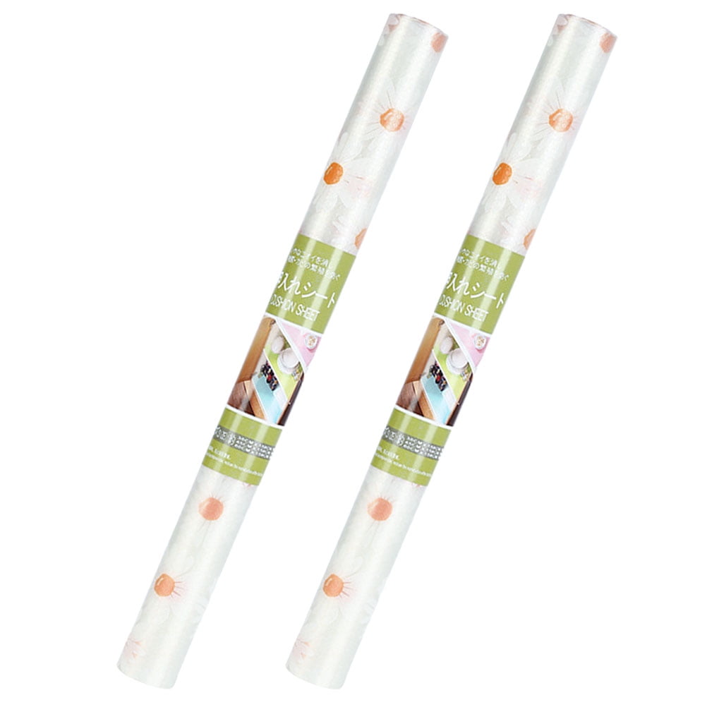 2 Rolls of Drawer Liners Kitchen Shelf and Drawer Liner Daisy