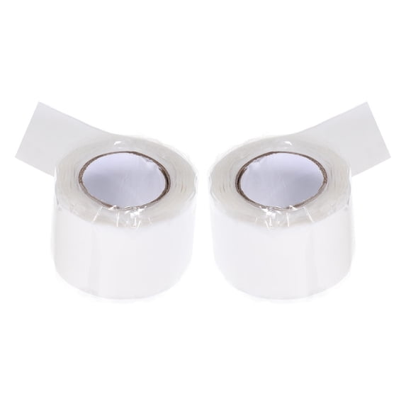 2 Rolls of Plastic Tape Waterproof Tape Pipe Seal Tape Leak Seal Duct Tape for Home