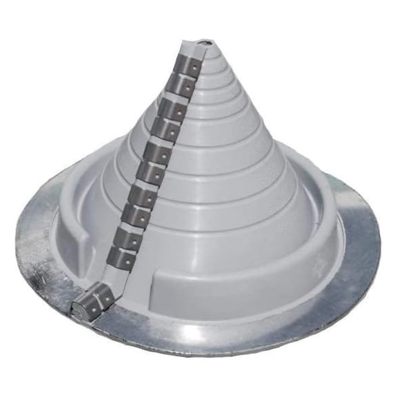 #2 Round Gray Zip-Seal Pipe Flashing (3/8" - 4 1/2")