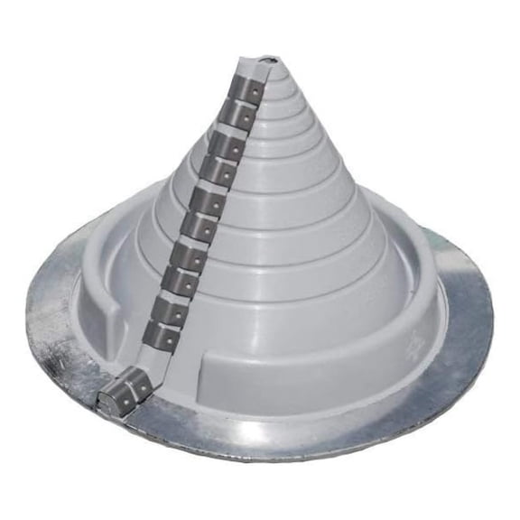 #2 Round Gray Zip-Seal Pipe Flashing (3/8" - 4 1/2")