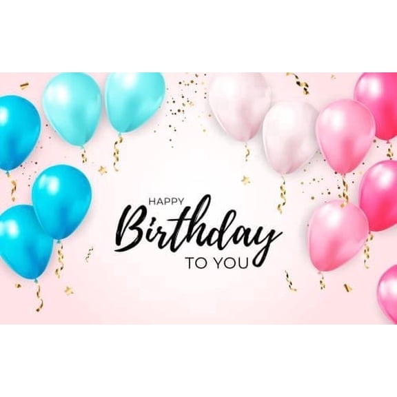 Happy Birthday to you Edible Image Cupcake & Cookie Toppers, by TNCT (12 Count)