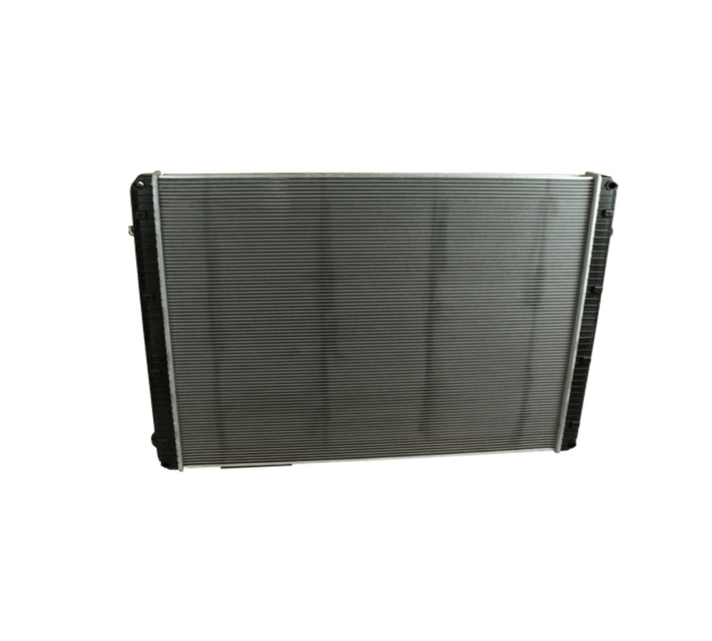 2 Row Aluminum Radiator with Transmission Oil Cooler Compatible with ...