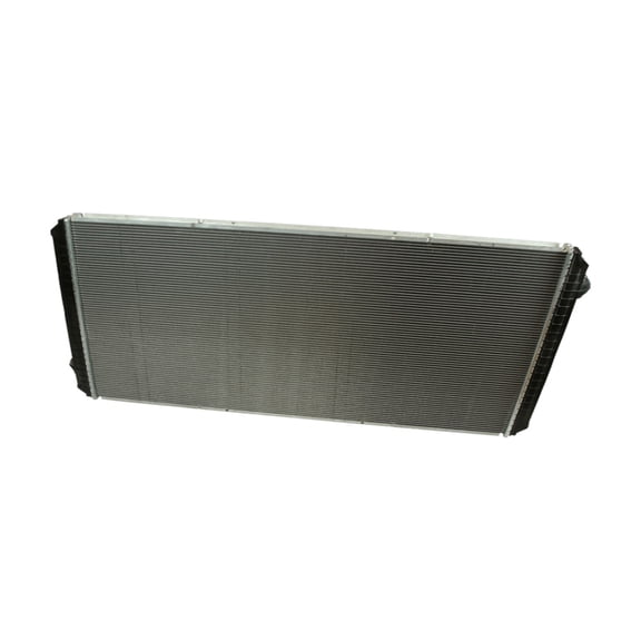 2 Rows Heavy Duty Aluminum Radiator with Crossflow Outlet Compatible with International 9100, 9400 Replaces OEM 2585-978-C, 20043503, 3522395C, 239350, 1517904C