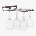 thumbnail image 1 of 2 Rows Of Wine Glass Racks, 6 Goblet Wall-Mounted Storage Racks, 1 of 3