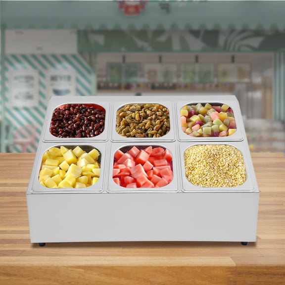 2 Rows Spice Rack Shelf Seasoning Organizer 6-Pans+6-Ladles Stainless