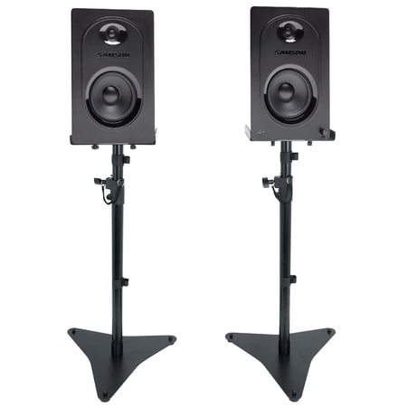 (2) SAMSON M30 Powered 20w Studio Monitors Speakers with Adjustable Stands