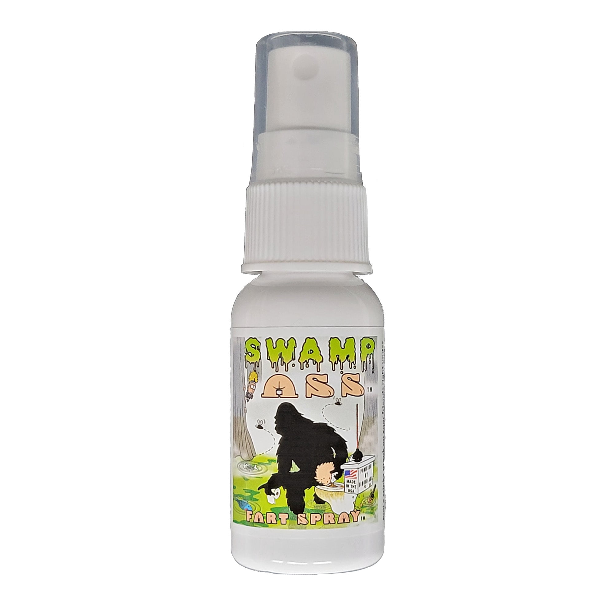 Liquid Ass: SWAMP ASS - 30ml, Prank Fart Spray, Stinky Gag Gift for Adults, Great for Pranks & A Good Laugh, Extra Strong Poop Spray, Non-Toxic, 14+