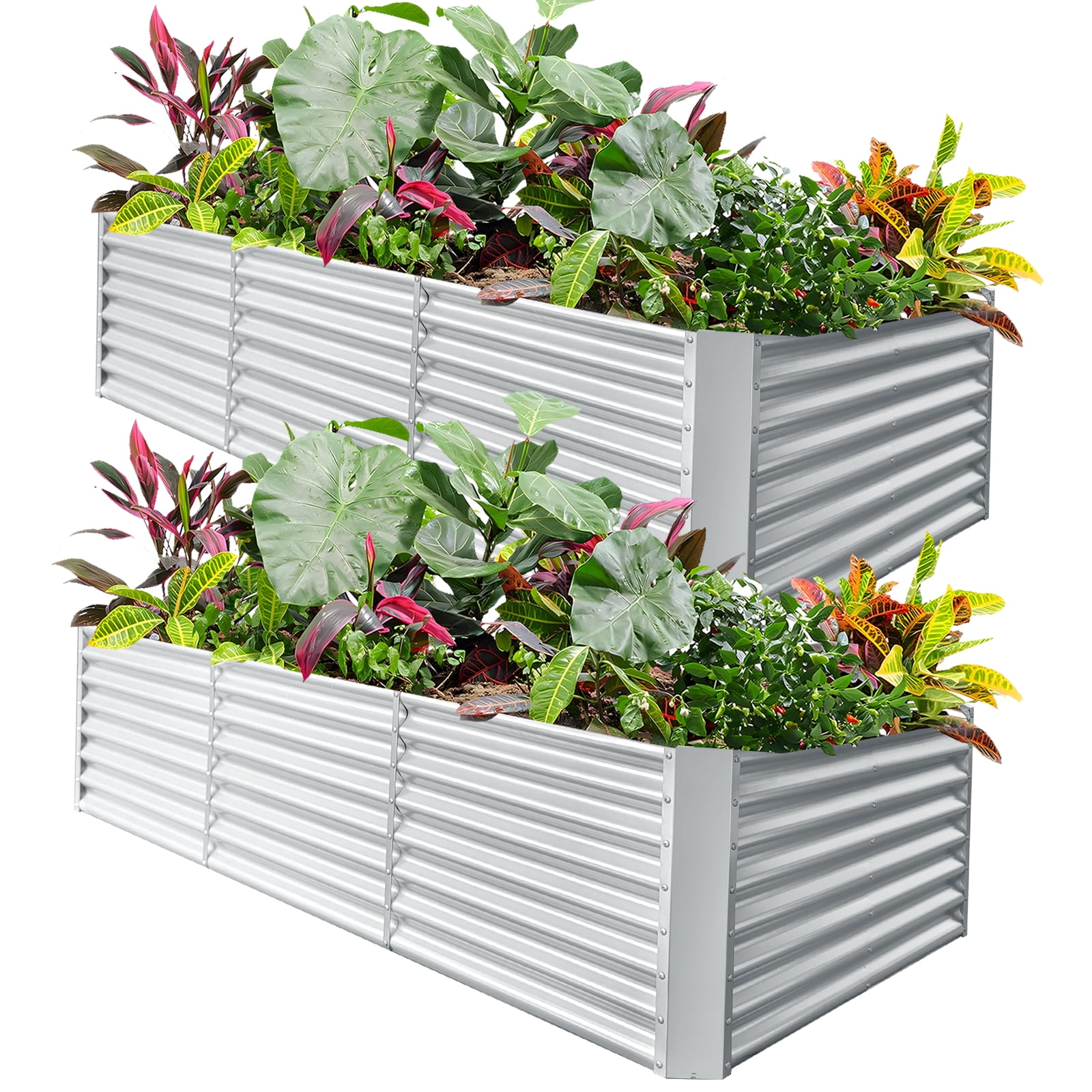 Stainless Steel Planter Boxes for Patio Garden
