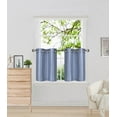 thumbnail image 1 of 2 SHORT GROMMET PANELS WINDOW CURTAINS FOR ANY ROOM 24" OR 36" LENGTH SEMISHEER, 1 of 2