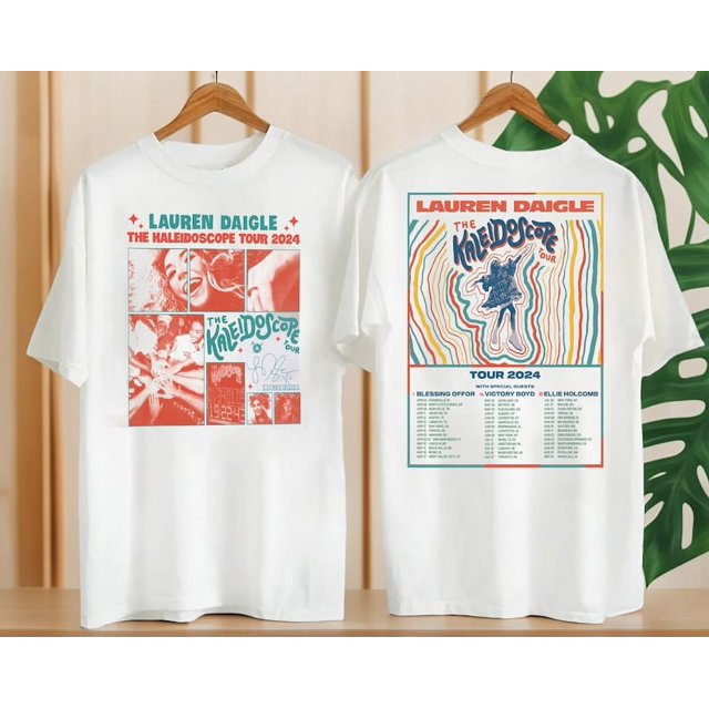 2 SIDE 128 USTEE ,Lauren Daigle Graphic Shirt, The Kaleidoscope Tour