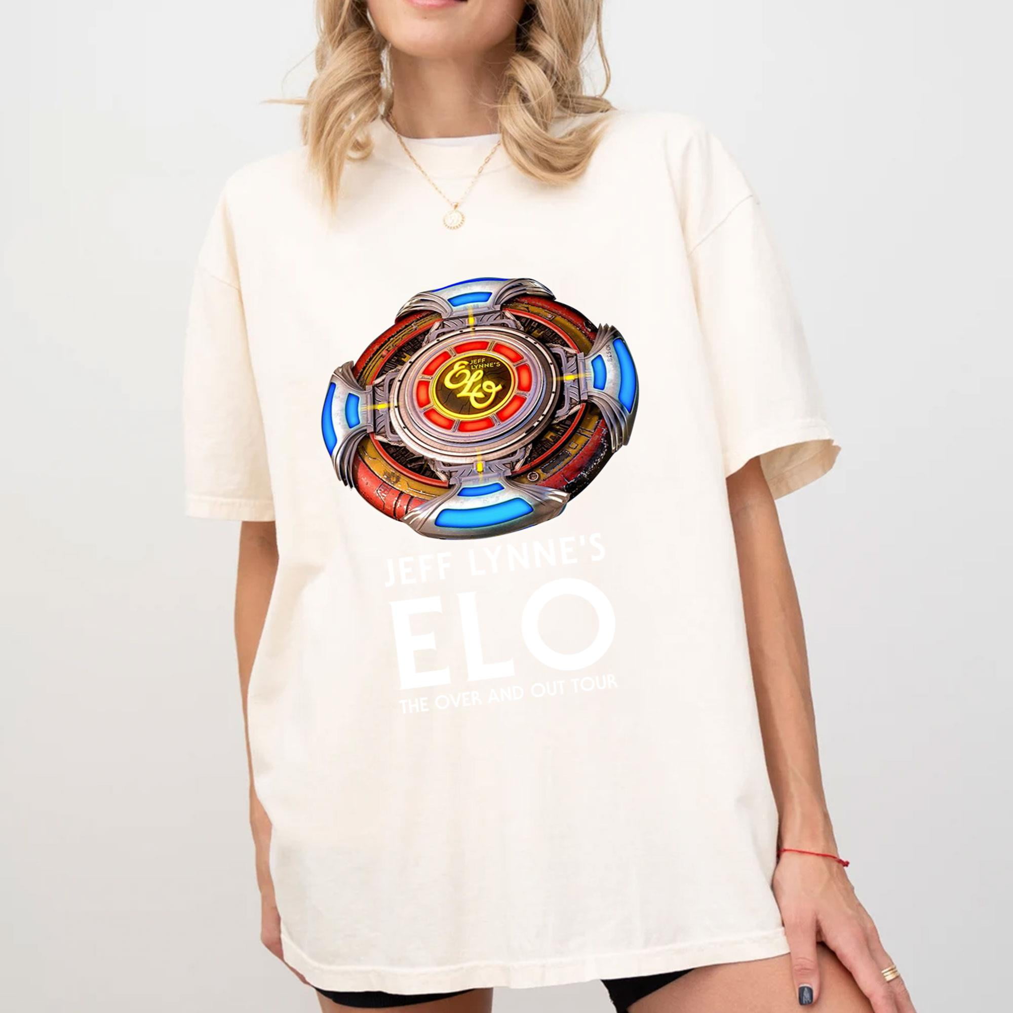 2 SIDE Jeff Lynne's ELO The Over and Out Tour 2024 Shirt, Jeff Lynne