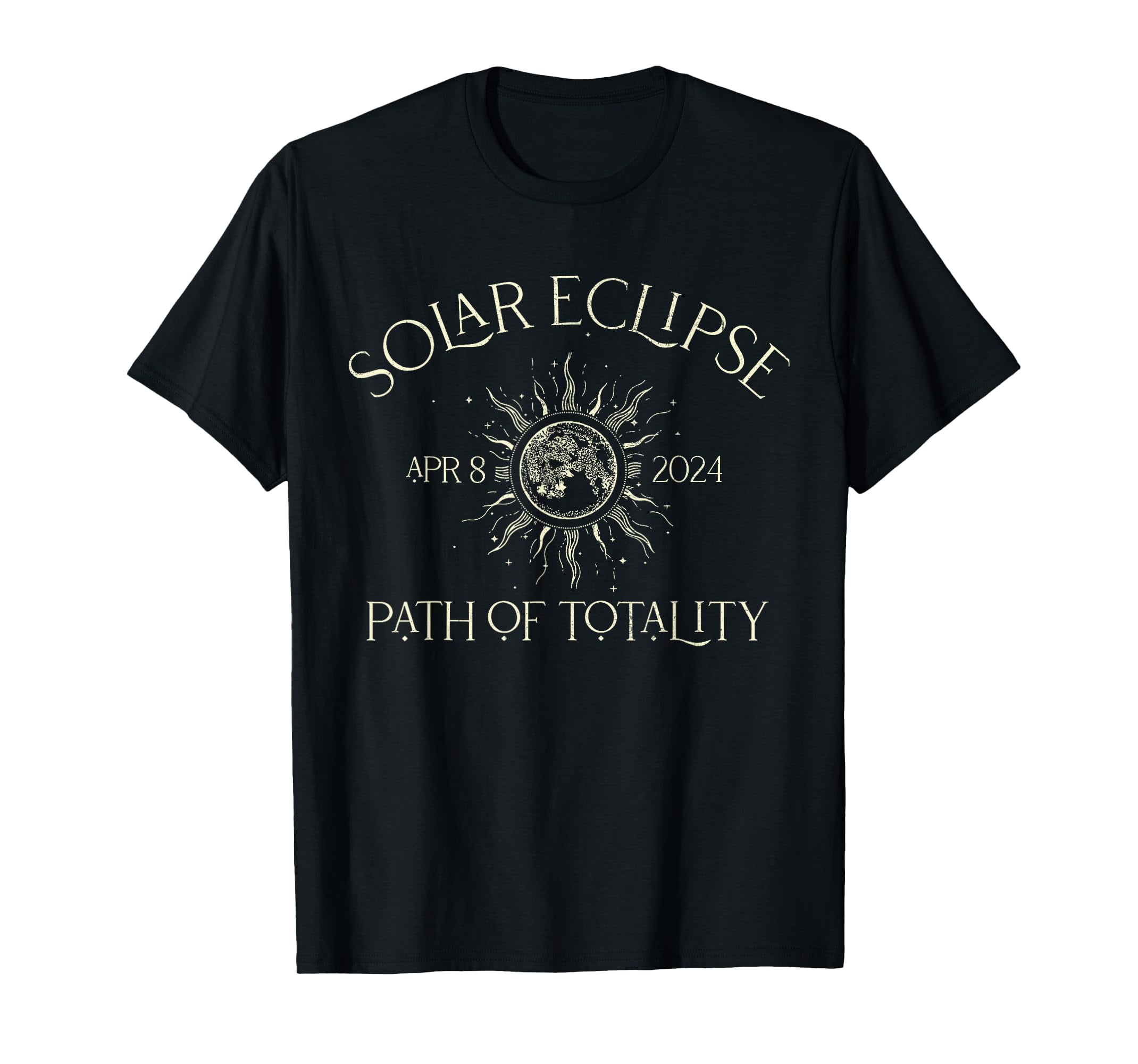 2 SIDES Total Solar Eclipse 2024 April 0804 Path of Totality TShirt