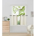 thumbnail image 1 of 2 SOLID SHORT GROMMET PANELS WINDOW CURTAINS FOR ANY ROOM 24" OR 36" LENGTH, 1 of 2
