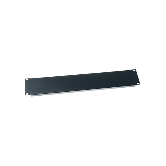 2 SP 3.5" Blank Panel Flanged Black