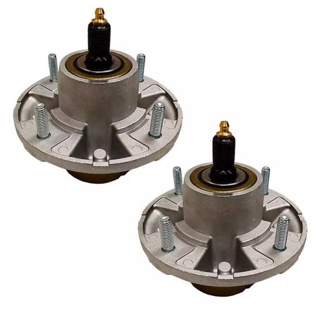 2 SPINDLE ASSEMBLIES FITS JOHN DEERE AM144377, AM135349, AM124498, AM131680