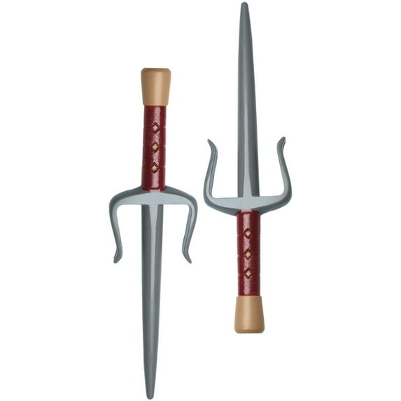 2 Safe Toy Teenage Mutant Ninja Turtles Raphael Samurai Costume Tridents Sais