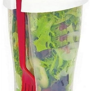 Milton Salad Dressing Containers with Lids Condiments, Sauce
