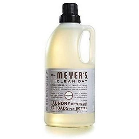 Mrs. Meyer's Laundry Detergent 2x Lavender Liquid - Floral Scent - 2 Pack, 64 Oz Each