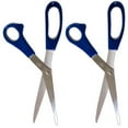 thumbnail image 1 of 2 Scissors Stainless Steel Blades Comfort Grip Cut Fabric Cutter Sharp Crafts, 1 of 6