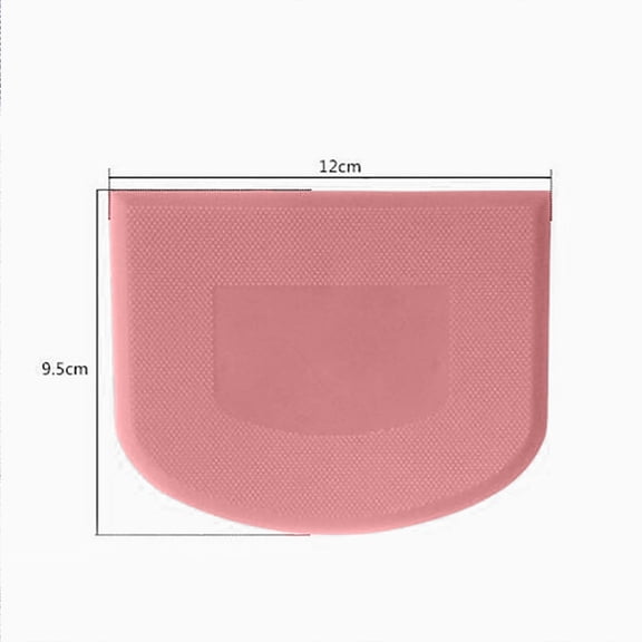 2 Scrapers Clearance! Bowl Spatula & Scraper Flexible Plastic Multipurpose Kitchen Cutter Tool Food Scrappers for Bread Dough Baking Cake Fondant Icing 2Pc