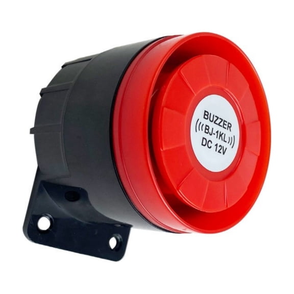 2. Screw-On Weatherproof Alarm Device, 120dB & Flashing Light, Multi-Voltage 12V/24V/220V for Home/Office